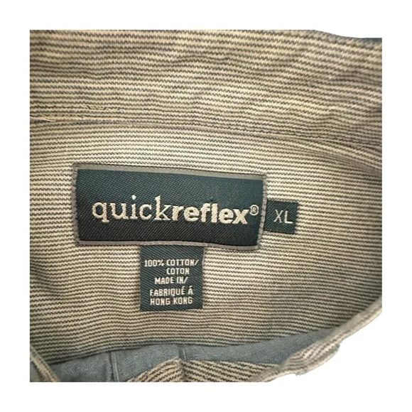 IBM ABS/400 Mens Shirt Size XL Blue LS Quick  Reflex Vintage 1988 Computers New - Picture 10 of 10